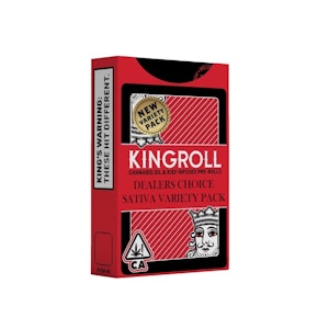 King Roll Jr - King Roll - 0.75g Infused PreRoll 4 Pack (Jack Herer x Durban Poison-Sativa)