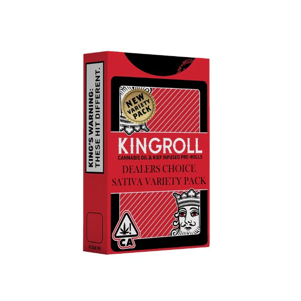 Kingroll - King Roll - 0.75g Infused PreRoll 4 Pack (Magic Melon x Bananalope Haze-Sativa) Main Image