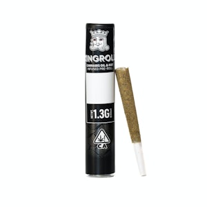 KING ROLL - King Roll | Cannalope AK x Cannalope Kush | Oil & Kief Infused Pre-Roll | 1.3g