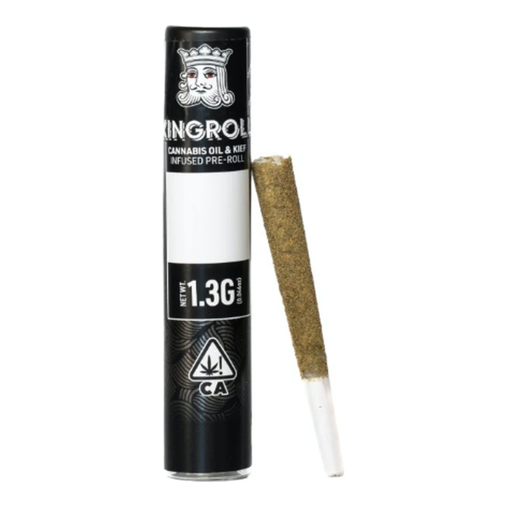 Kingroll - KingRoll | Blueberry Pancakes x Blueberry Z | Oil & Kief Infused Pre-Roll | 1.3g Main Image