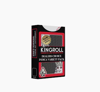 KING ROLL - KINGROLL 4PK Indica Mix #5 Infused Preroll Pack