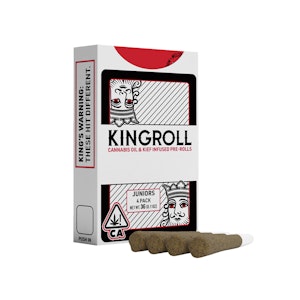 KINGPEN - Biscotti x Lemon Cherry Gelato Infused Pre-Roll 4 Pack | 3g