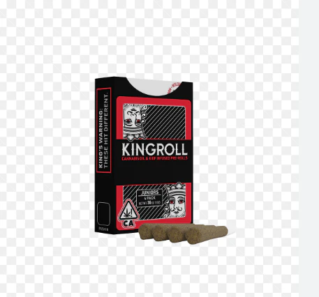 Kingroll - [Kingroll Jr] Infused Preroll 4 Pack - 3g - Animal Mintz x Bubba Kush (I) Main Image