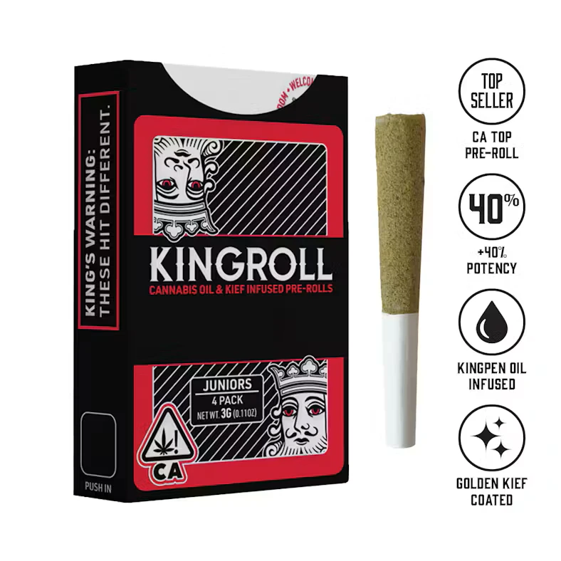 KINGPEN - 0.75g 4 Pack / Cannalope AK x Cannalope Kush / Kingroll Jr Main Image