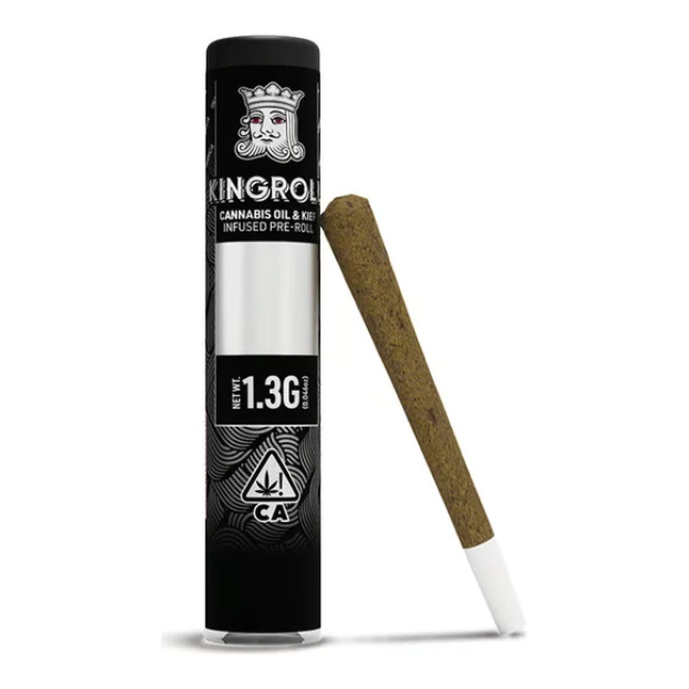 Kingroll - KingRoll | Watermelon Z x Cannalope Kush | Oil & Kief Infused Pre-Roll | 1.3g Main Image