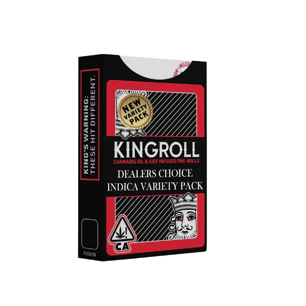 Kingroll - King Roll Jr - 0.75g Infused PreRoll 4 Pack (Grape Ape x GDP-Indica) Main Image