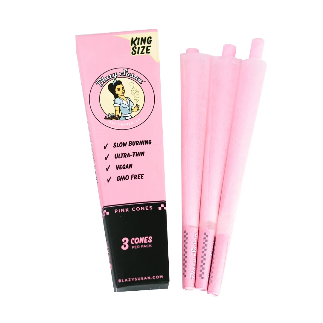 Blazy Susan - Blazy Susan Pink Paper Cones King Size (3) Main Image