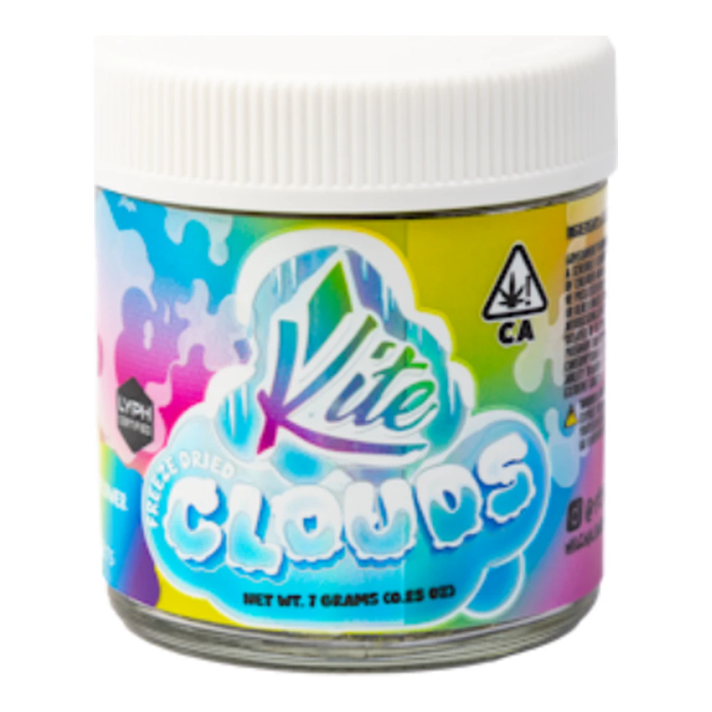 Kite - Kite | Rainbow Belts | Freeze Dried Clouds | Live Sungrown Flower Smalls | 1/4oz Main Image