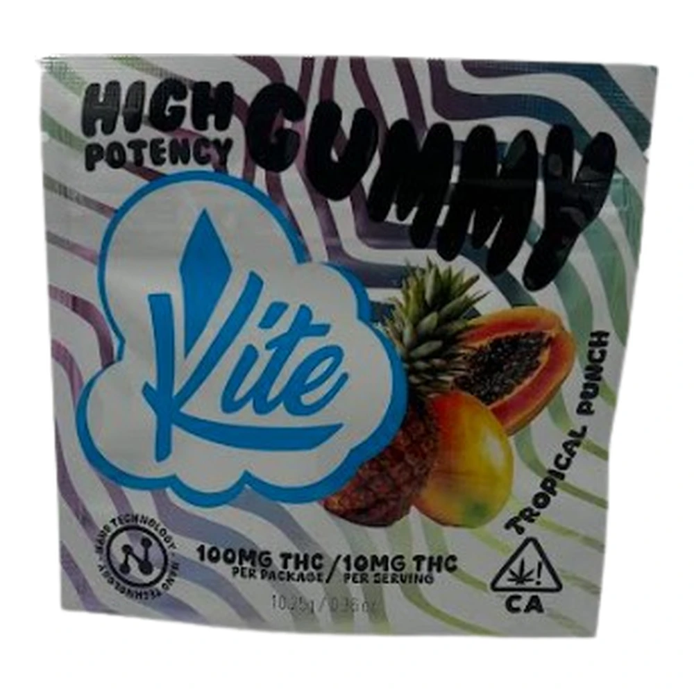 Kite - Kite | Tropical Punch | High Potency Gummy | 100mg Main Image