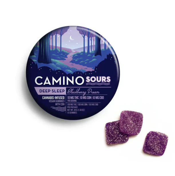 Camino - Camino SOURS DEEP SLEEP Blackberry Dream 1:1:1 (THC/CBN/CBD) 100mg Main Image