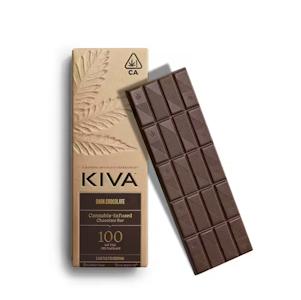 KIVA - Kiva Bar Dark Chocolate 100mg