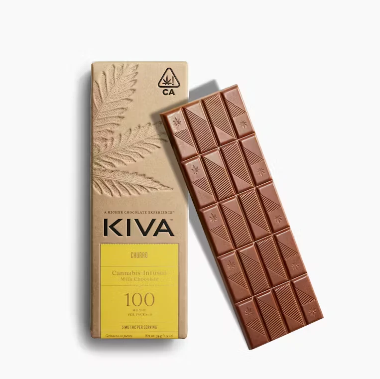 Kiva Confections - Kiva - Hybrid - Churro - Chocolate Bar - (100mg) Main Image