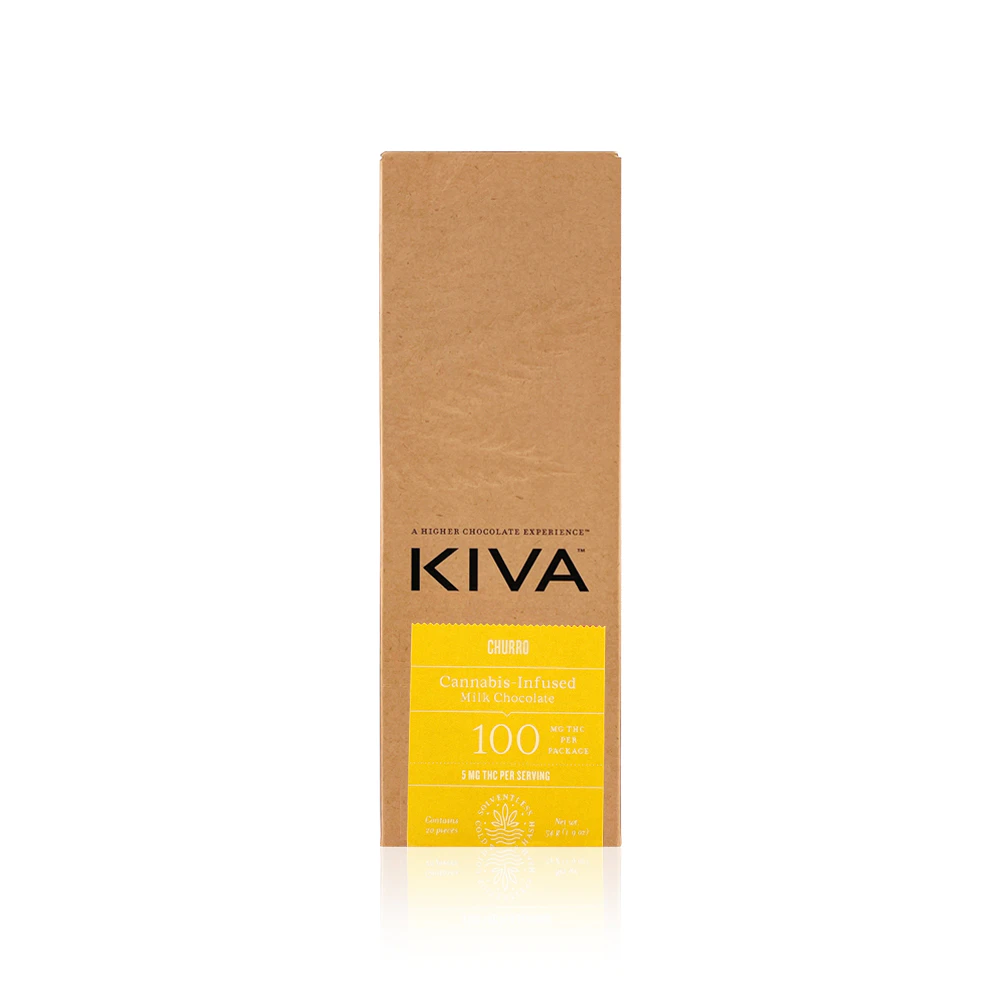KIVA - KIVA - Edible - Milk Chocolate Churro Bar - 100MG Main Image