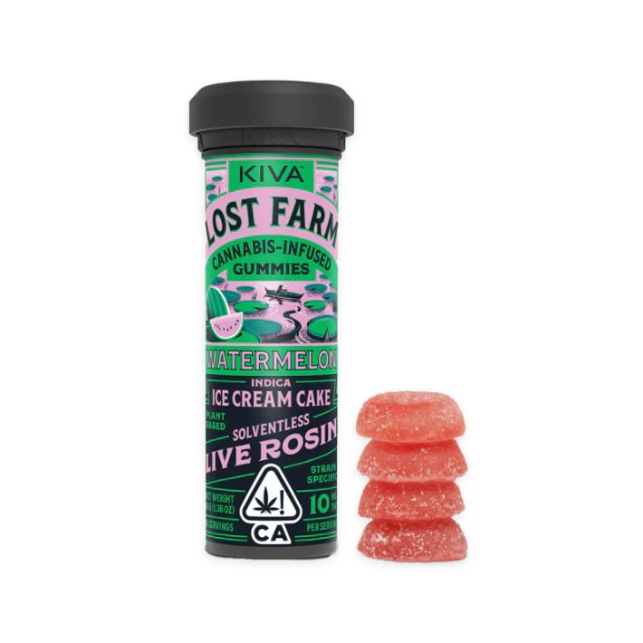 Lost Farm - Lost Farm Gummies Watermelon Ice Cream Cake Rosin (I) 100mg Main Image