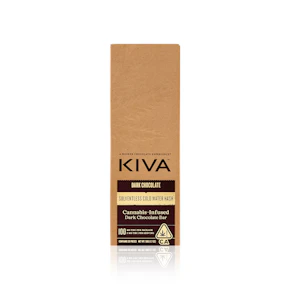 KIVA - Edible - Dark Chocolate Bar - 100MG