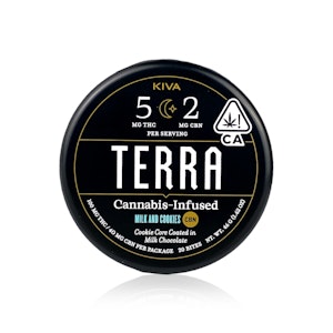KIVA - KIVA - Edible - Milk and Cookies - CBN - 5:2 - Terra Bites - 100MG
