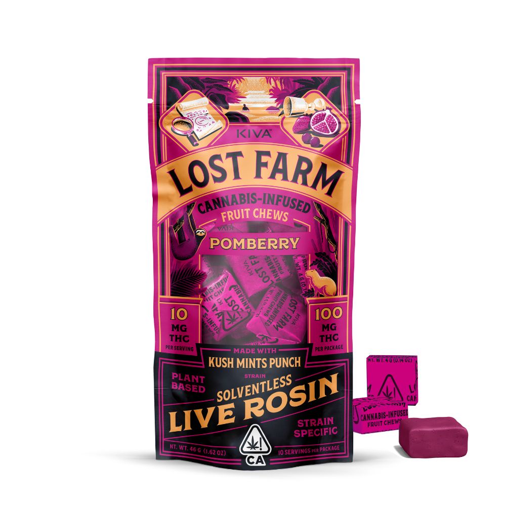 LOST FARM - POMBERRY - ROSIN CHEWS - KIVA CONFECTIONS - S