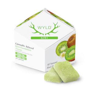 WYLD - Kiwi Gummies | 10pc 200mg 1:1 (THC:THCV)