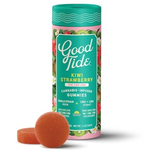 Good Tide - Good Tide - 1:1:1 THC/CBD/CBG Gummies (Kiwi Strawberry-Hybrid)