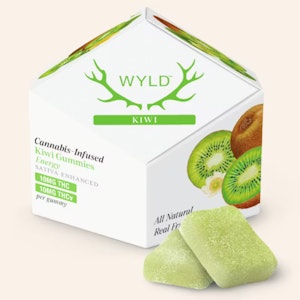 WYLD - WYLD - Kiwi 1:1 THC:THCv Gummies - 100mg