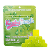 Kushy Punch - Sativa Kiwi Breeze INDIVIDUAL GUMMIES 100MG