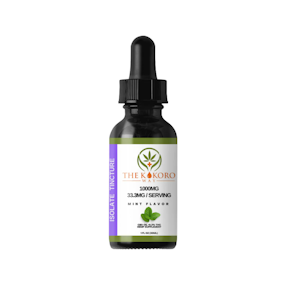 Kokoro Way - Kokoro Way 1000mg CBD Isolate Tincture THC FREE (Mint Flavor)
