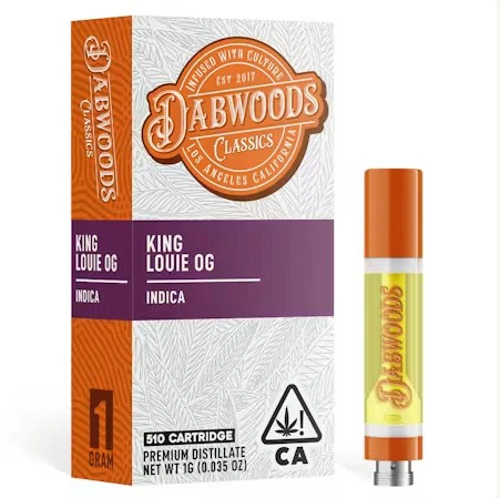 Dabwoods - VAPE CART - KING LOUIE OG 1G Main Image