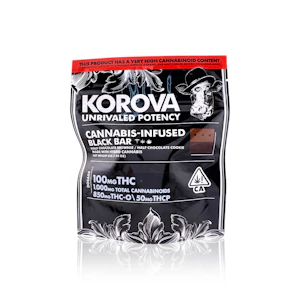 Korova - KOROVA - Edible - Black Bar Brownie - 100MG