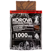 Korova - Hybrid - Black Bar - Half Chocolate Brownie/Half Chocolate Cookie - (1000mg)