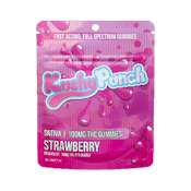 KUSHY PUNCH - Strawberry Individual Gummy 100mg 