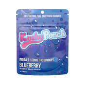 KUSHY PUNCH - Blueberry Individual Gummy 100mg 