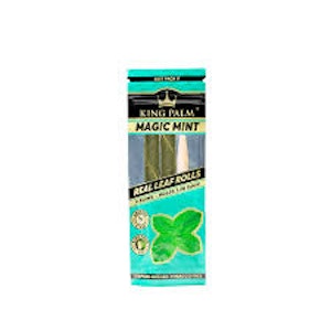 LUV BUDS - King Palm - Magic Mint Real Leaf Rolls 2pk
