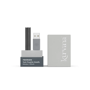 KURVANA - SATIN GRAPHITE BUTTONLESS BATTERY - KURVANA