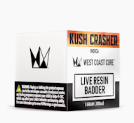 West Coast Cure - Badder - Indica - Kush Crasher - (1g)