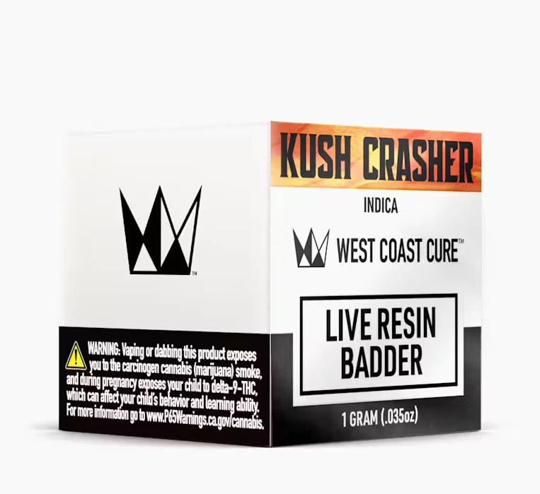 West Coast Cure - West Coast Cure - Badder - Indica - Kush Crasher - (1g) Main Image