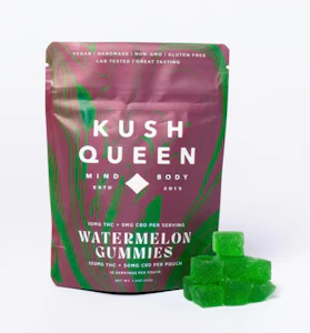 Kush Queen - Watermelon 2:1 THC:CBD 10pk Gummies - 100mg