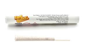 Earl Baker - Kush Station - Whole Flower 1g Pre Roll