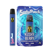 Kushy Punch - 1G - Disposable -Kush Berry 