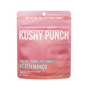 KUSHY PUNCH - Kushy Punch 10pk Gummies Peach Mango