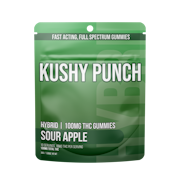 Kushy Punch 10pk Gummies Sour Apple