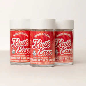 KWIK EASE - KWIK EASE | STRAWBERRY HAZE SATIVA - INFUSED | PREROLL | 2.5G
