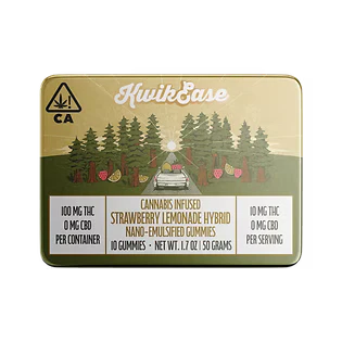 Kwik Ease - Kwik Ease | Strawberry Lemonade | Hybrid | Gummies Main Image