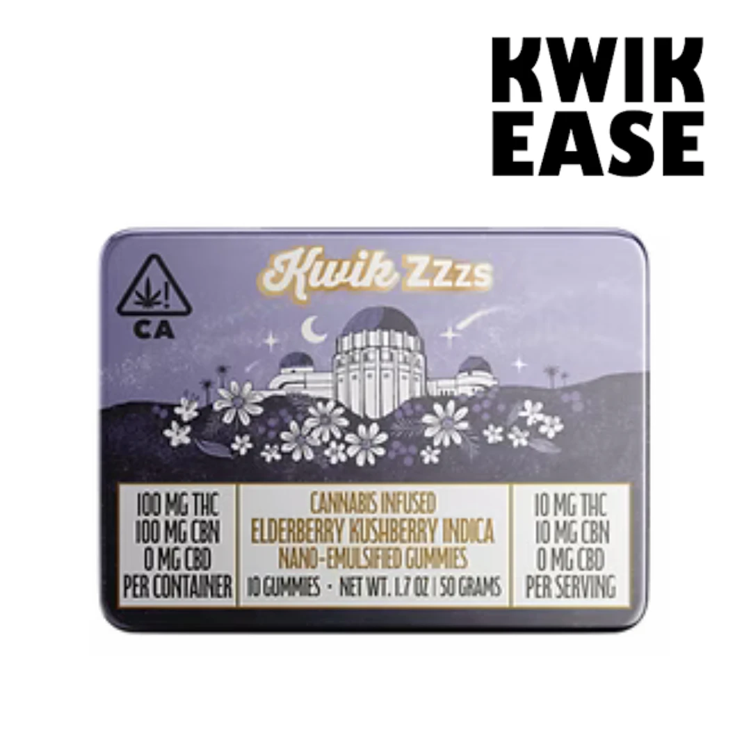 Manzanita Naturals - Kwik Zzzs Elderberry Nano Gummines 1:1 (THC:CBN) Main Image