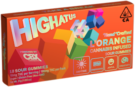 HIGHATUS: L'Orange Sour Gummies 10pk/100mg (S)