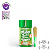 Baby Jeeter Island Papaya (H) Rosin Infused Preroll 5pk 2.5g