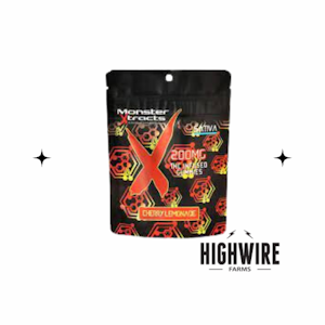 MONSTER XTRACTS - Monster Gummies Cherry Lemonade Sativa 200mg