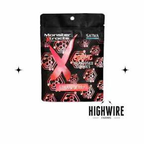Monster Gummies Strawberry Sativa 200mg