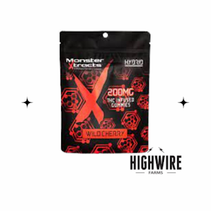 MONSTER XTRACTS - Monster Gummies Wild Cherry Hybrid 200mg