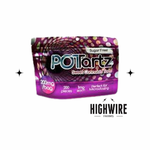 MONSTER XTRACTS - PoTartz Sweet Cannabis Tarts 200mg
