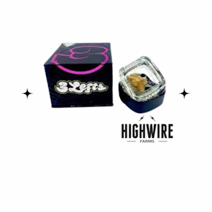 3 LEFTS - 3 Lefts Cold Cure Live Hash Rosin Chemdawg 1g 